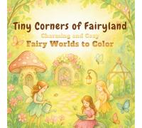 Tiny Corners of Fairyland | Whimsical & Cozy|: Charming and Cozy Fairy Worlds to Color | Teens And Adult Coloring Book| Relaxing And Enjoyable |50+ Designs