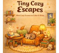 Tiny Cozy Escapes: Mini Cozy Scenes to Color & Relax