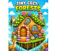 Tiny Cozy Forest: A Relaxing Coloring Book Filled with Whimsical Forest Scenes, Cozy Tiny Worlds, and Charming Nature Moments for Adults and Teens