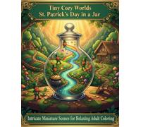 Tiny Cozy Worlds: St. Patrick’s Day in a Jar: Intricate Miniature Scenes for Relaxing Adult Coloring