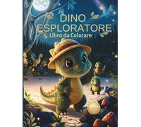 Tiny Dino Adventure Coloring Book