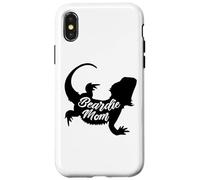 Tiny Dinosaur Beardie Mom Bearded Dragon Lover Custodia per iPhone X/XS