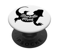 Tiny Dinosaur Beardie Mom Bearded Dragon Lover PopSockets PopGrip Adesivo