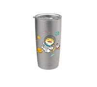 Tiny Dinosaur Kawaii Kids Boys Space Bearded Dragon Lover Bicchiere termico in acciaio inox doppia parete