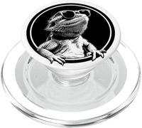 Tiny Dinosaur Sunglasses Logo Bearded Dragon Lover PopSockets PopGrip per MagSafe