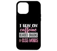 Tiny Dinosaur Womens Run On Caffiene Bearded Dragon Lover Custodia per iPhone 12 Pro Max