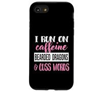 Tiny Dinosaur Womens Run On Caffiene Bearded Dragon Lover Custodia per iPhone SE (2020) / 7 / 8