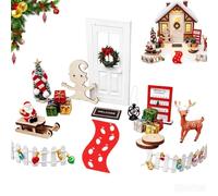 Tiny Diorama Figurines Set and Doll House Accessories Decor
