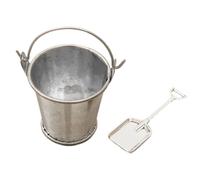 Tiny Doll House Shovel | 2 X Doll House - Paletta di sabbia realistica per posto di lavoro, scuola dei bambini, decorazione per la casa, perfetta per una regolazione flessibile