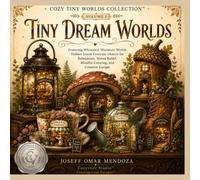 Tiny Dream Worlds: Bold & Easy Coloring Book Featuring Whimsical Miniature Worlds Hidden Inside Everyday Objects for Relaxation, Stress Relief, Mindful Coloring, and Creative Escape
