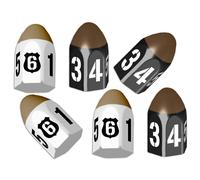 Tiny Epic Crimes 6 Pack Bullet Dice Board Game