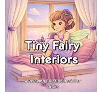 Tiny Fairy Interiors: A Relaxing Coloring Book for Adults Featuring Cozy Corners and Comfy Spaces