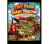 Tiny Farm Adventure Inside a Giant Tractor: A Magical Miniature Coloring Book with a Fun Story for Kids | Cute Farm Coloring Pages Filled with Tiny ... Tractors, Barns, and Exciting Adventures