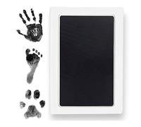 Tiny Gifts - Tampone di inchiostro per impronte di mani e piedi del bambino, senza inchiostro, sicuro per bambini, non tocca la pelle, perfetto ricordo della famiglia o regalo di Tiny Gifts, nero