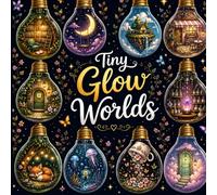 Tiny Glow Worlds: 50 Cozy Fantasy Worlds to Color