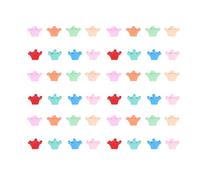 Tiny Hair Claw Clips Mini Hair Clips for Thin Hair Small Hair Claw Clips Crown Shaped Colorful Strong Hold 100pcs Plastic Resin Hair Accessories for Women Girls