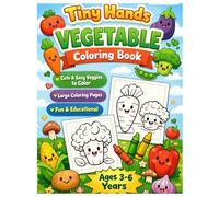 Tiny Hands Vegetable Coloring Book