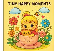 Tiny Happy Moments: 50 Bold and Easy Kawaii Illustrations for Stress Relief and Cozy Relaxation