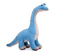 Tiny Heart Dinosauro Brachiosauro Peluche Realistica Peluche Animale Adorabile Regali Morbidi e Carini Dinosauro Peluche per Bambini Ragazzi e Ragazze Giocattoli Peluche per bambini blu 14”