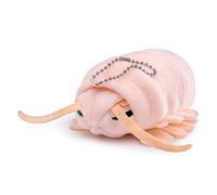 Tiny Heart Peluche Giocattoli Isopodi Giganti Morbido Animale Imbottito Simulazione Realistica Bathynomus giganteus per Bambini Amanti della Vita Marina Biologia Marina Rosa Oceano 5''
