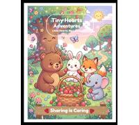 Tiny Hearts Adventures: Cute Animals: A Kawaii Coloring Book for Kids Ages 3-6 with Easy and Fun Coloring Pages