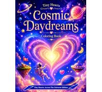 Tiny Hearts: Cosmic Daydreams: A Relaxing Space Coloring Book with Stars, Planets, Heart Galaxies, Dreamy Skies, Moons, and Cosmic Designs for Adults and Teen