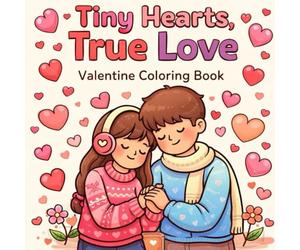 Tiny Hearts, True Love Valentine Coloring Book: Cute Romantic Coloring Pages with Hearts, Couples & Sweet Moments for Kids, Teens & Adults: A Lovely ... with Small Hearts, Big Feelings & Simple Joy