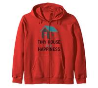 Tiny House Big Happiness Minimal Living off Grid ADU Design Felpa con Cappuccio