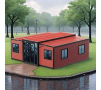 Tiny House in vendita Casa moderna del contenitore prefabbricato - Cucina e bagno della piccola villa staccabile | Casa prefabbricata espandibile in vendita