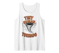 Tiny Human Tornado Parent Life Divertente Bambino Ragazzino Canotta
