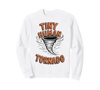 Tiny Human Tornado Parent Life Divertente Bambino Ragazzino Felpa