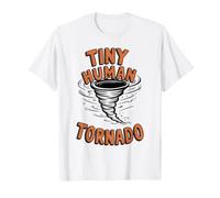 Tiny Human Tornado Parent Life Divertente Bambino Ragazzino Maglietta