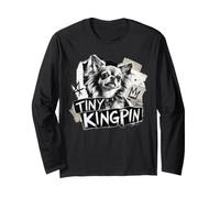 Tiny Kingpin - Chihuahua dai Capelli Lunghi Maglia a Manica