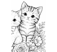 Tiny Kittens, big thoughts: 6" x 9" Lined Journal | 120 Pages