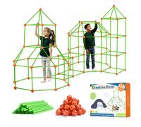 Tiny Land 130 pezzi Kit di costruzione del forte per bambini -Giocattolo creativ