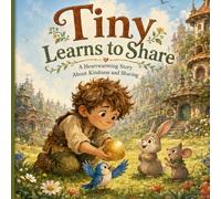 Tiny Learns to Share: A Cute Coloring Story Book for Kids Ages 3-8 About Sharing and Friendship