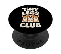 Tiny Legs Club Amante dei cani Carino Pet Corgi PopSockets PopGrip Adesivo