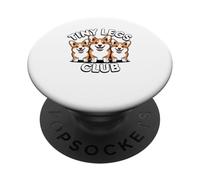 Tiny Legs Club Dog Lover, simpatico cane Corgi PopSockets PopGrip Adesivo