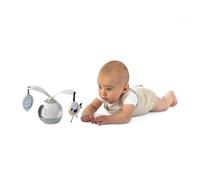 Tiny Love 2-in-1 Tummy Time Musical Mobile, Giostrina musicale 2-in-1 per il tummy time, giostrina rotante a 360° con musica e luci, dai 0 mesi, 3 modalità musicali, Black & White Décor
