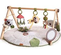 Tiny Love Boho Chic Gymini, Palestrina Neonato Multifunzione per bambini 0+ mesi, Tappeto Gioco Bambini Imbottito, 20 attività, Arco Gioco Legno Naturale, tessuti premium, collezione Boho Chic