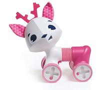 Tiny Love Cerbiatto Rolling Toys Gioco Educativo per bambini con ruote, Giocattolo con corpo flessibile per varie modalità di gioco, colore Rosa