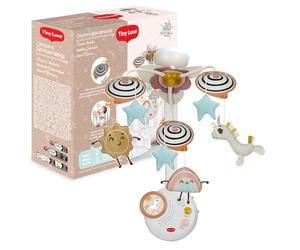Tiny Love Classic Mobile, Giostrina per lettino, dai 0 mesi, giostrina musicale portatile per passeggino, pupazzi di peluche magici, 20 minuti di musica continua, Unicorn Wonderlands