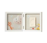 Tiny Love Cornice Foto, Cornice Impronte Neonato, Impronta Mani e Piedi Neonati, Kit impronte neonato, Testato Dermatologicamente, Idea Regalo Neonato, Regalo Nascita, Tiny Creations, colore Bianco