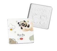 Tiny Love Magic Box Quadrata, Scatola Ricordi Neonato, Impronta Mani e Piedi Neonati, Kit impronte neonato, Testato Dermatologicamente, Idea Regalo Neonato, Regalo Nascita, Tiny Creations