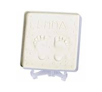 Tiny Love Magic Box Quadrata, Scatola Ricordi Neonato, Impronta Mani e Piedi Neonati, Kit impronte neonato, Testato Dermatologicamente, Idea Regalo Neonato, Regalo Nascita, Tiny Creations