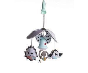 Tiny Love Pack & Go Mini Mobile Black & White, Magical Tales Giostrina Portatile, Giochi Passeggino con Gancio Universale, Sonaglio Neonato, 0 Mesi +