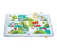 Tiny Love Super Mat, Tappeto Gioco Neonato Sensoriale Dimensioni XL (150x100 cm), 0+, 9 Attività, Tappetino Morbido Bambini, Specchietto, Gioco del Cucù, Massaggiagengive, Meadow Days