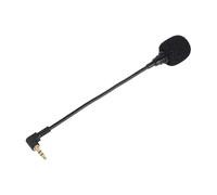 Tiny Mic - 3,5 mm Headset Microfono | Flessibile Dynamic Mic, 3,5 mm Helmet Microphone, Game Microphone, Headphones Mic Replacement for Traveling, Working Outdoors