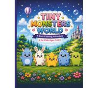 Tiny Monsters World: A Cute Coloring Adventure for Kids Ages 3-8