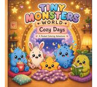 Tiny Monsters World: Cozy Days: A Pocket Coloring Adventure